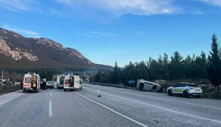 Muğla–Denizli yolunda trafik kazası: 5 kişi yaralandı