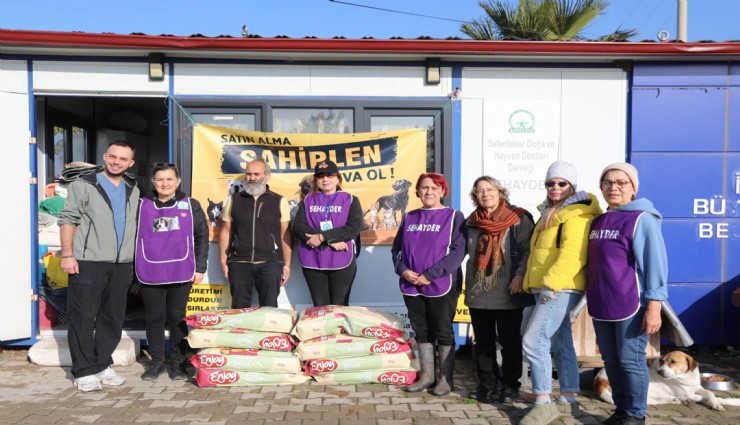 Seferihisar’da Can Dostlar için kulübe destek kampanyası