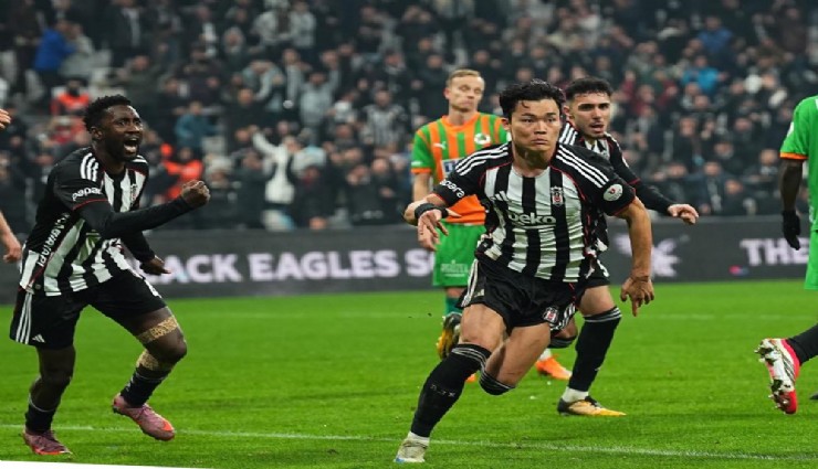 Beşiktaş Alanya karşısında bir puanı zor kurtardı: 2-2
