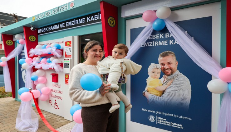 Buca Belediyesi bebek bakım ve emzirme kabini açtı