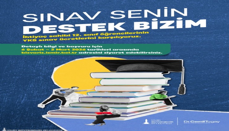 Büyükşehir’den YKS’ye girecek öğrencilere sınav ücreti desteği