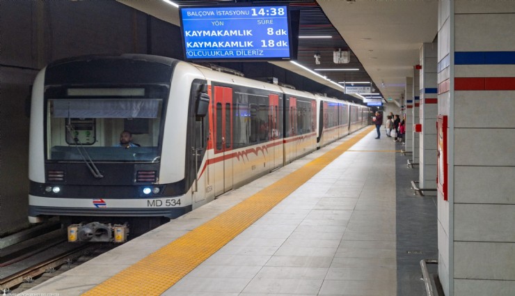 Fahrettin Altay ve Narlıdere arasında metro seferleri yeniden başladı