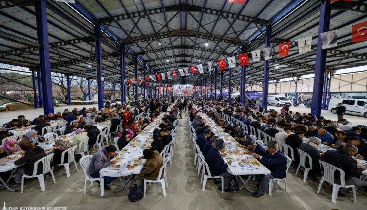İzmir Büyükşehir Belediyesi 30 ilçede iftar sofrası kuracak