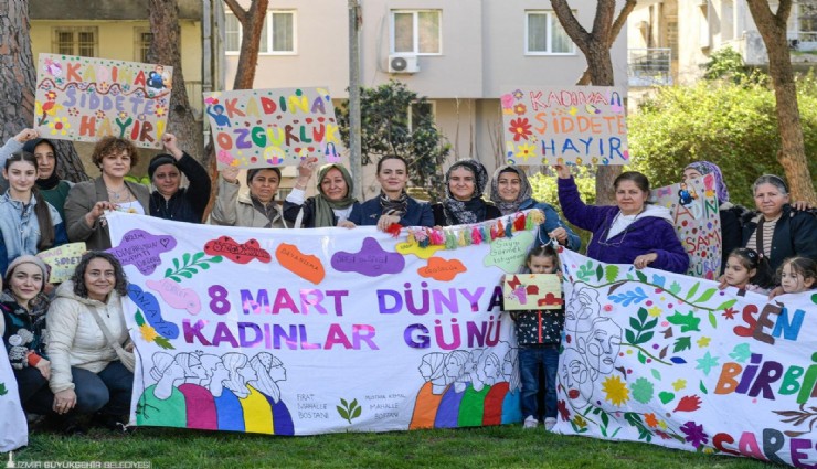 İzmir Büyükşehir Belediyesi’nden 8 Mart’a Yaygın dayanışma ağı