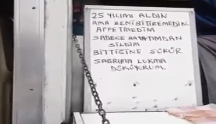 İzmir'de eşinden boşanan kişi lokma döktürdü