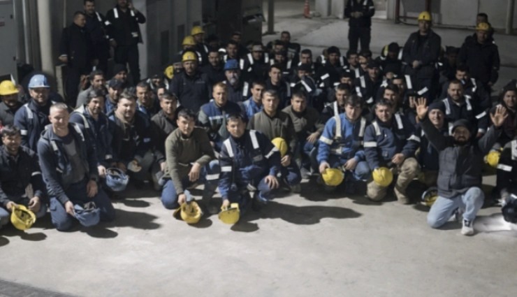 Kınık’ta maden işçileri eylemde