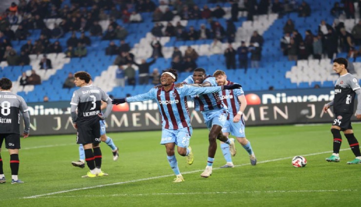 Trabzonspor evinde hata yapmadı: 3-1