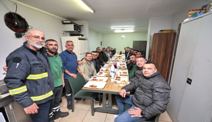 Başkan Mutlu’dan ulaşım personeline iftar: Emekleriniz çok kıymetli