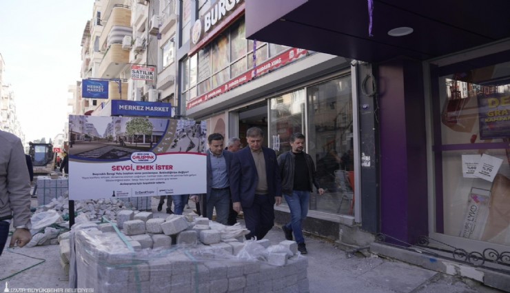 Bayraklı Sevgi Yolu baştan sona yenileniyor