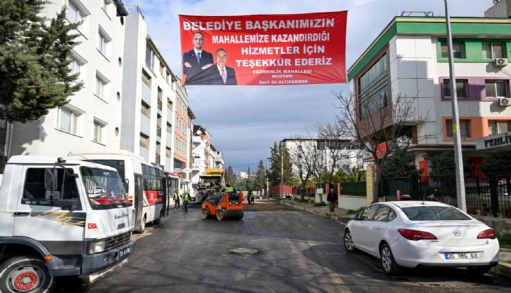 Bornova’da yol seferberliği