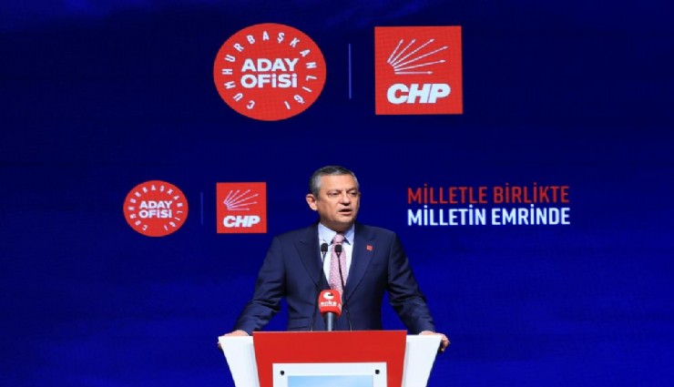 CHP Genel Başkanı Özel: 