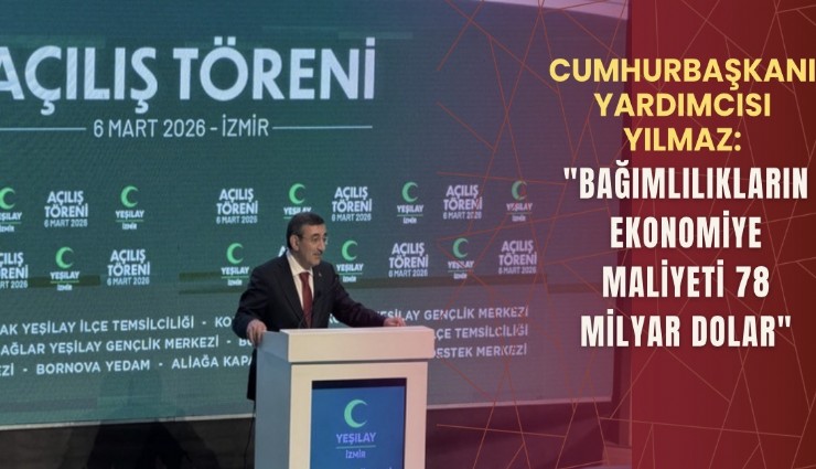 Cumhurbaşkanı Yardımcısı Yılmaz: 