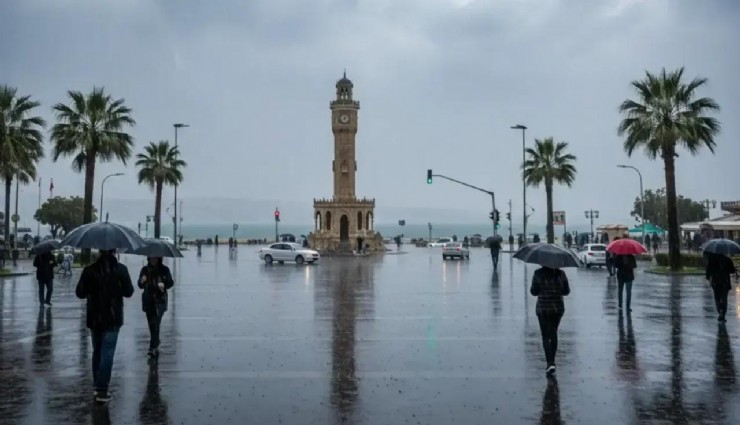 İzmir’de yeni haftanın ilk günlerinde bulut ve sağanak etkisi