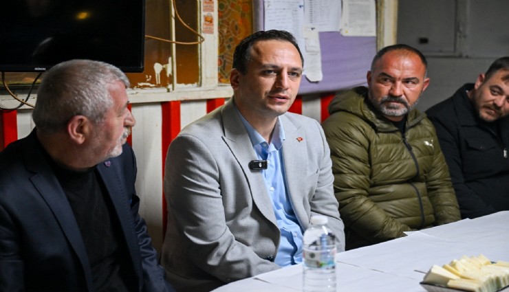 Başkan Eşki minibüsçülerle kahvaltıda buluştu