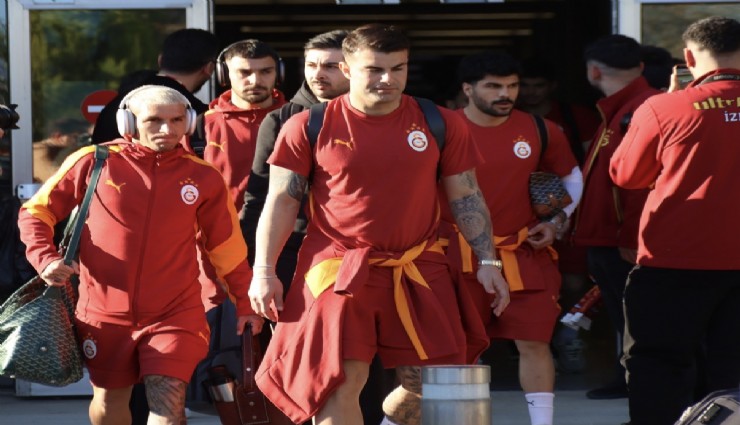 Galatasaray kafilesi İzmir’de