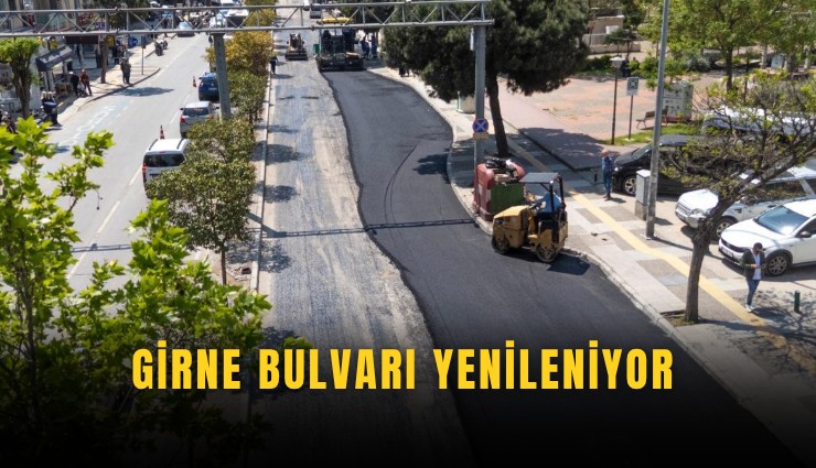 Girne Bulvarı yenileniyor