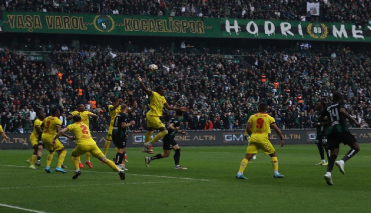 Göztepe, Kocaeli'nden bir puanla dönüyor: 1-1
