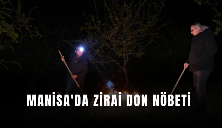 Manisa'da zirai don nöbeti
