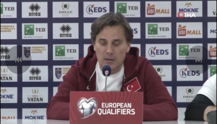 Montella'ya basın toplantısında sulu kutlama