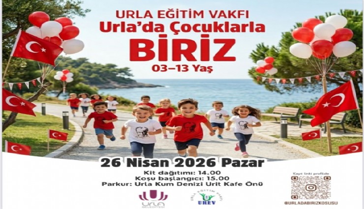 Urla’da çocuklar eğitim için koşuyor: 'Biriz' koşusu 26 Nisan’da!