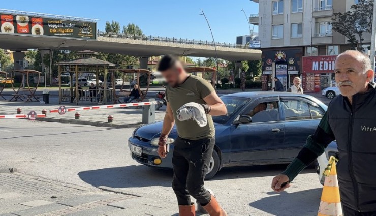 Acemi kasaplar hastaneye koştu!