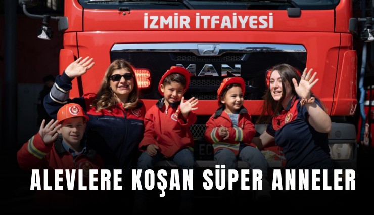 Alevlere koşan süper anneler