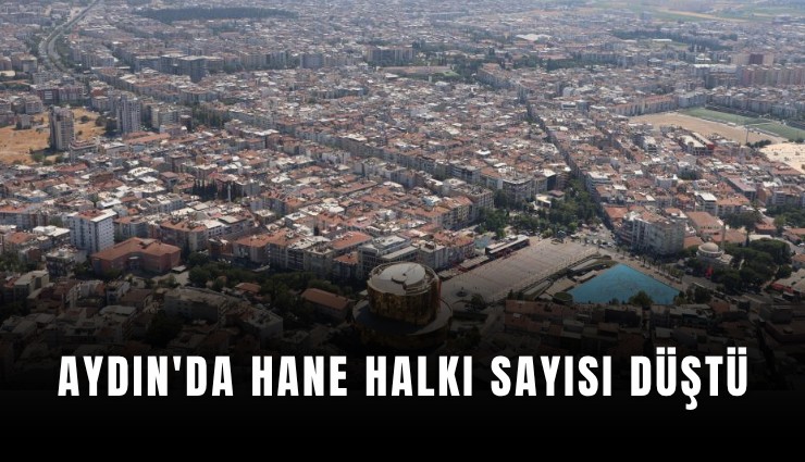 Aydın'da hane halkı sayısı düştü