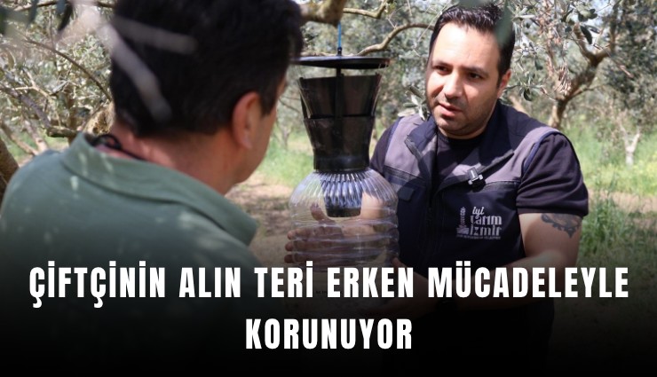 Çiftçinin alın teri erken mücadeleyle korunuyor