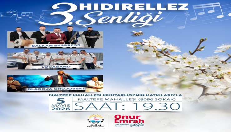 Çiğli’de hıdırellez coşkusu üçüncü kez