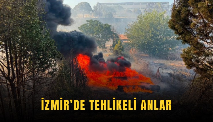 İzmir’de tehlikeli anlar