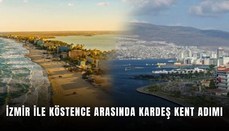 İzmir ile Köstence arasında kardeş kent adımı