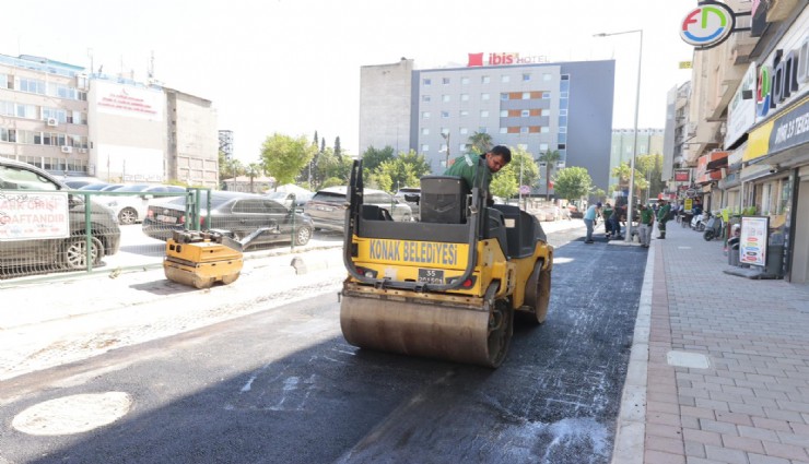 Alsancak sokakları yenilenmeye devam ediyor
