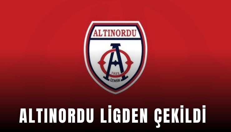 Altınordu ligden çekildi