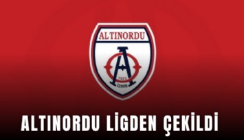Altınordu ligden çekildi