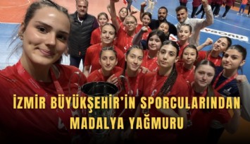 İzmir Büyükşehir'in sporcularından madalya yağmuru