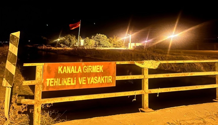 Manisa'da kanala düşen sürücüden acı haber geldi