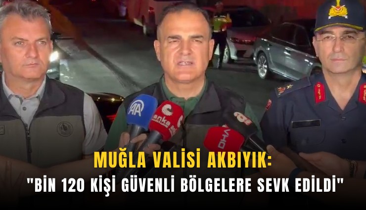 Muğla Valisi Akbıyık: 