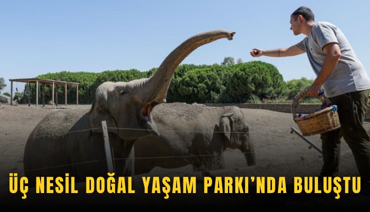 Üç nesil Doğal Yaşam Parkı’nda buluştu